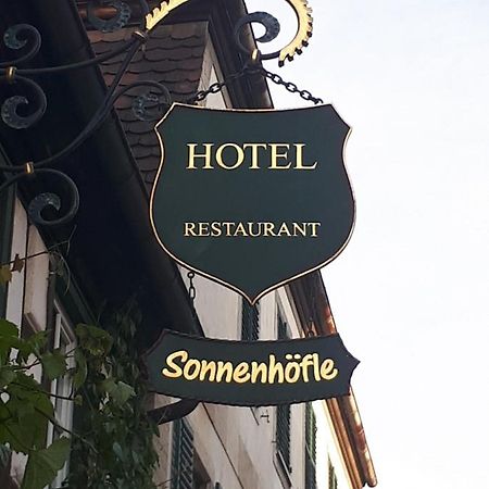 Hotel & Restaurant Sonnenhoefle Sommerhausen Exterior photo